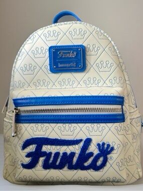 Loungefly Funko Crown Monogram Mini Backpack